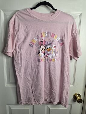 Pink Adult Graphic Tee - 'Girls Just Wanna Have Fun'